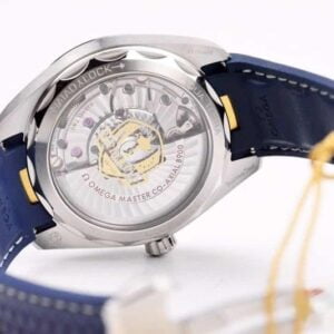 OMEGA HAIMA SEAMASTER DÂY CAO SU XANH DƯƠNG REPLICA CAO CẤP 41MM 6 omega haima seamaster day cao su xanh duong replica cao cap 41mm 4