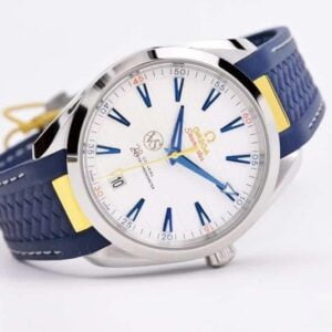 OMEGA HAIMA SEAMASTER DÂY CAO SU XANH DƯƠNG REPLICA CAO CẤP 41MM 2 omega haima seamaster day cao su xanh duong replica cao cap 41mm 9