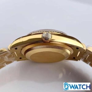 ĐỒNG HỒ NAM ROLEX DAY-DATE MÁY CƠ DÂY KIM LOẠI MÀU GOLD REPLICA CAO CẤP 36MM 3 ĐỒNG HỒ ROLEX DAY-DATE NAM MÁY CƠ DÂY KIM LOẠI MÀU GOLD REPLICA 1:1 CAO CẤP 36MM
