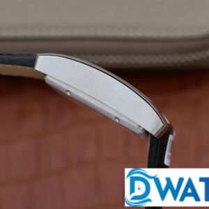 CARTIER TANK ANDY LAU BEST REPLICA WATCHES BLACK DIAL STAINLESS STEEL LEATHER STRAP 34X44MM 3 ĐỒNG HỒ NỮ CARTIER