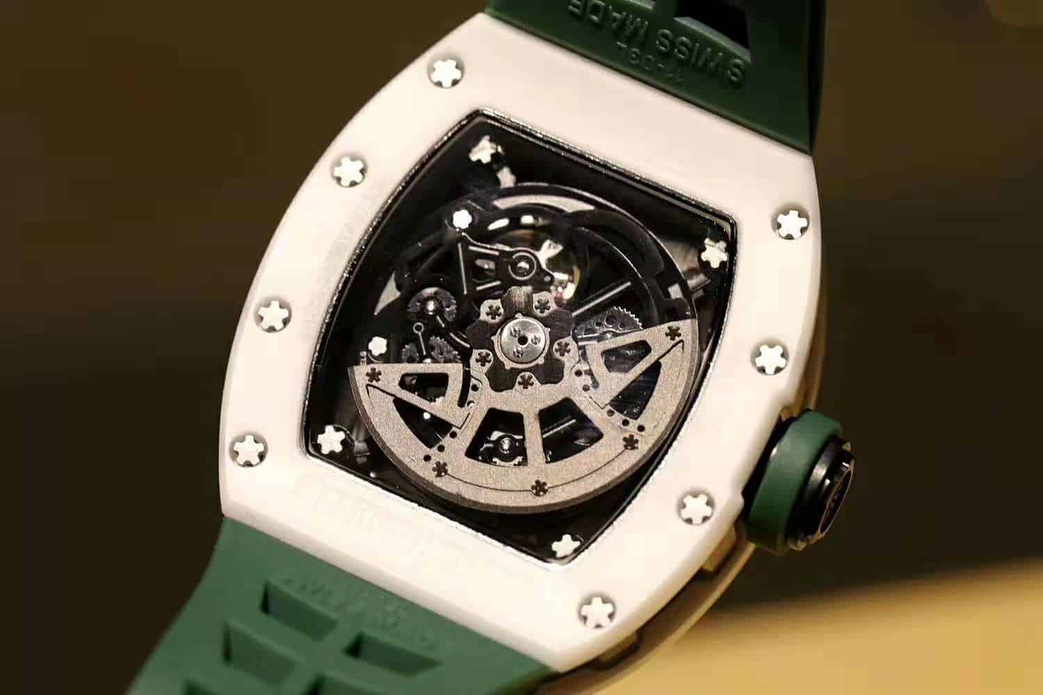 ĐỒNG HỒ NAM RICHARD MILLE RM030 XANH LÁ CÂY SUPER FAKE 11 43X50MM ĐỒNG HỒ NAM RICHARD MILLE RM030 XANH LÁ CÂY SUPER FAKE 11 43X50MM