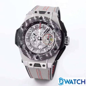 ĐỒNG HỒ NAM HUBLOT BIG BANG FERRARI F4 SỢI CARBON MÀU GRAY REPLICA 11 44MM