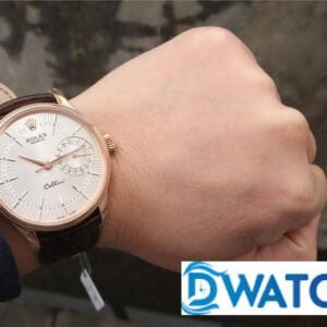 ĐỒNG HỒ NAM ROLEX CELLINI MÁY CƠ DÂY DA MẶT TRẮNG MKS FACTORY REPLICA 39MM 7 ĐỒNG HỒ ROLEX CELLINI NAM MÁY CƠ DÂY DA MẶT TRẮNG MKS FACTORY REPLICA 1:1 CAO CẤP 39MM