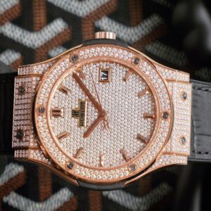 ĐỒNG HỒ NAM MÁY CƠ ĐÍNH ĐÁ HUBLOT CLASSIC FUSION KING GOLD REP 1:1 45MM 2 ĐỒNG HỒ NAM MÁY CƠ ĐÍNH ĐÁ HUBLOT CLASSIC FUSION KING GOLD REP 1:1 45MM