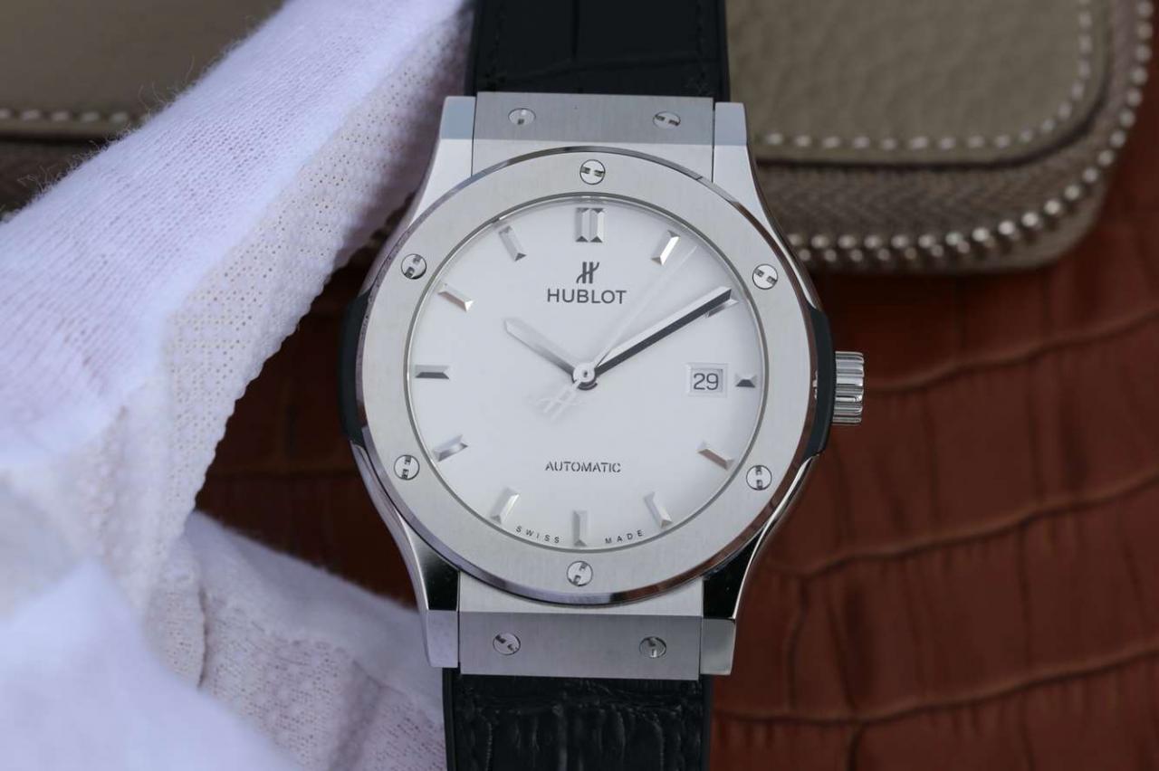 ĐỒNG HỒ NAM CƠ MÀU TRẮNG HUBLOT CLASSIC FUSION JJF FACTORY FAKE CAO CẤP 38/42MM ĐỒNG HỒ NAM CƠ MÀU TRẮNG HUBLOT CLASSIC FUSION JJF FACTORY FAKE CAO CẤP 38/42MM