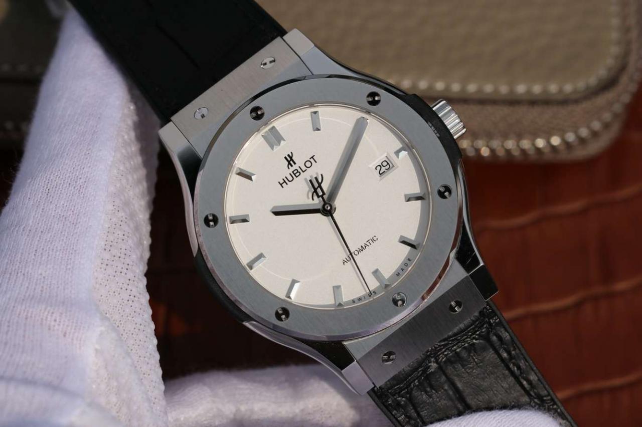 ĐỒNG HỒ NAM CƠ MÀU TRẮNG HUBLOT CLASSIC FUSION JJF FACTORY FAKE CAO CẤP 38/42MM ĐỒNG HỒ NAM CƠ MÀU TRẮNG HUBLOT CLASSIC FUSION JJF FACTORY FAKE CAO CẤP 38/42MM