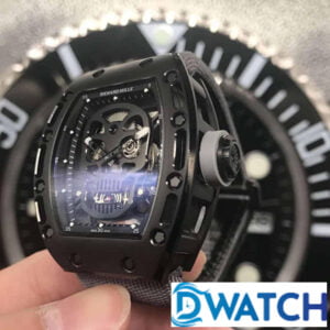 ĐỒNG HỒ NAM RICHARD MILLE RM052-01 ĐẦU LÂU 2 KIM FULL BLACK FAKE 43X50MM 2 ĐỒNG HỒ NAM RICHARD MILLE RM052-01 ĐẦU LÂU 2 KIM FULL BLACK FAKE 43X50MM