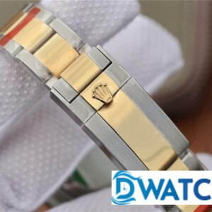 ĐỒNG HỒ CƠ NAM 4 KIM MÀU DEMI ROLEX GMT-MASTER ll EW FACTORY REP 1:1 40MM 5 ĐỒNG HỒ CƠ NAM 4 KIM MÀU DEMI ROLEX GMT-MASTER ll EW FACTORY REP 1:1 CAO CẤP 40MM