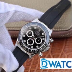 ĐỒNG HỒ NAM ROLEX DAYTONA DÂY CAO SU CHRONOGRAPH REPLICA CAO CẤP 40MM 1 ĐỒNG HỒ CƠ NAM DÂY CAO SU ROLEX DAYTONA CHRONOGRAPH REPLICA 1:1 CAO CẤP 40MM