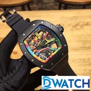 ĐỒNG HỒ NAM RICHARD MILLE RM68-01 DÂY CAO SU MÀU ĐEN FAKE 11 50X42MM 6 ĐỒNG HỒ NAM RICHARD MILLE RM68-01 DÂY CAO SU MÀU ĐEN FAKE 11 50X42MM