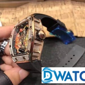 ĐỒNG HỒ NAM RICHARD MILLE RM51-01 RỒNG HỒ ĐÍNH ĐÁ FAKE CAO CẤP 43X50MM 3 ĐỒNG HỒ NAM RICHARD MILLE RM51-01 RỒNG HỒ ĐÍNH ĐÁ FAKE CAO CẤP 43X50MM