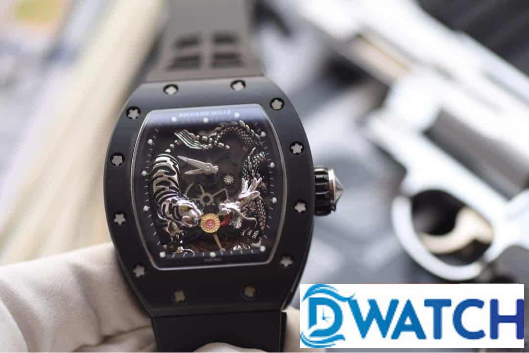 ĐỒNG HỒ NAM RICHARD MILLE RM051 NGOẠ HỔ TÀNG LONG REPLICA 11 43X50MM ĐỒNG HỒ NAM RICHARD MILLE RM051 NGOẠ HỔ TÀNG LONG REPLICA 11 43X50MM