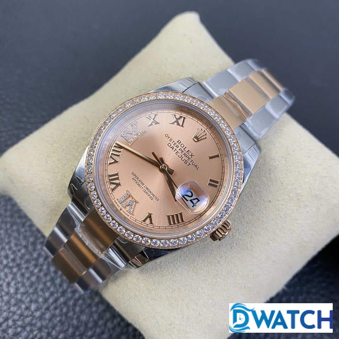 ĐỒNG HỒ ROLEX DATEJUST NAM MÁY CƠ ĐÍNH ĐÁ DÂY KIM LOẠI EW FACTORY REPLICA 1:1 CAO CẤP 36MM ĐỒNG HỒ ROLEX DATEJUST NAM MÁY CƠ ĐÍNH ĐÁ DÂY KIM LOẠI EW FACTORY REPLICA 1:1 CAO CẤP 36MM