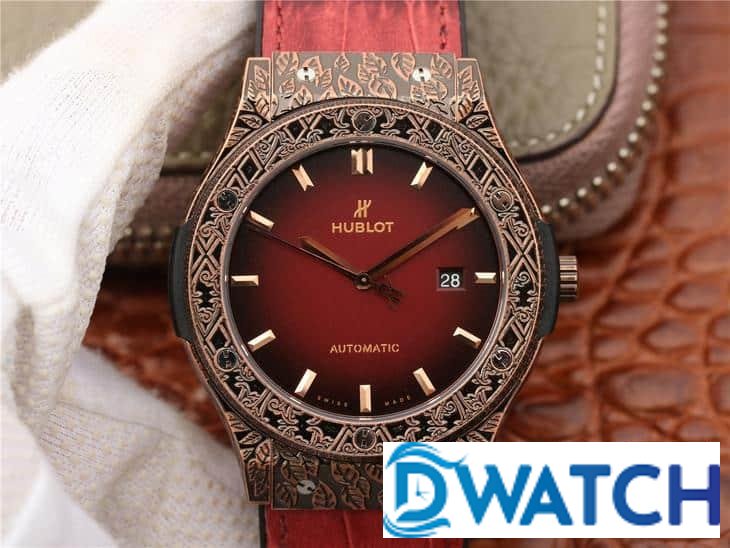 ĐỒNG HỒ NAM HUBLOT CLASSIC FUSION MẶT SỐ KÈM DÂY DA ĐỎ FAKE 11 44MM ĐỒNG HỒ NAM HUBLOT CLASSIC FUSION MẶT SỐ KÈM DÂY DA ĐỎ FAKE 11 44MM
