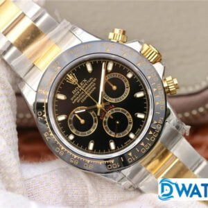 ĐỒNG HỒ NAM ROLEX DAYTONA 6 KIM MÀU DEMI CHRONOGRAPH REPLICA CAO CẤP 40MM 2 ĐỒNG HỒ CƠ NAM 6 KIM MÀU DEMI ROLEX DAYTONA CHRONOGRAPH REPLICA 1:1 CAO CẤP 40MM