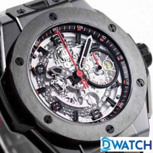 HUBLOT BIG BANG FERRARI F11 RACING JOINT LUXURY REPLICA WATCHES GREY DIAL RUBBER STRAP 44MM 4 ĐỒNG HỒ NAM HUBLOT BIG BANG FERRARI CERAMIC F11 RACING JOINT REPLICA 44MM