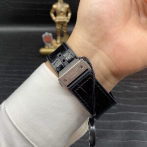 HUBLOT SPIRIT OF BIG BANG CHRONOGRAPH KNOCK OFF WATCHES BLACK DIAL TITANIUM CASE RUBBER STRAP 42MM 5 ĐỒNG HỒ NAM MÁY CƠ HUBLOT SPIRIT OF BIG BANG CHRONOGRAPH REP 1:1 CAO CẤP 42MM