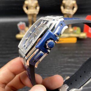 ĐỒNG HỒ NAM MÁY CƠ MÀU XANH HUBLOT SPIRIT OF BIG BANG CHRONOGRAPH REP 1:1 42MM 4 ĐỒNG HỒ NAM MÁY CƠ MÀU XANH HUBLOT SPIRIT OF BIG BANG CHRONOGRAPH REP 1:1 42MM