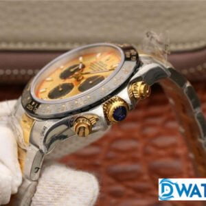 ĐỒNG HỒ NAM ROLEX DAYTONA MÁY CƠ MÀU DEMI CHRONOGRAPH REPLICA 1:1 40MM 3 ĐỒNG HỒ NAM MÁY CƠ MÀU DEMI ROLEX DAYTONA CHRONOGRAPH REPLICA 1:1 CAO CẤP 40MM