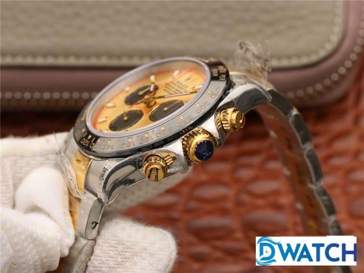 ĐỒNG HỒ NAM MÁY CƠ MÀU DEMI ROLEX DAYTONA CHRONOGRAPH REPLICA 1:1 CAO CẤP 40MM ĐỒNG HỒ NAM MÁY CƠ MÀU DEMI ROLEX DAYTONA CHRONOGRAPH REPLICA 1:1 CAO CẤP 40MM