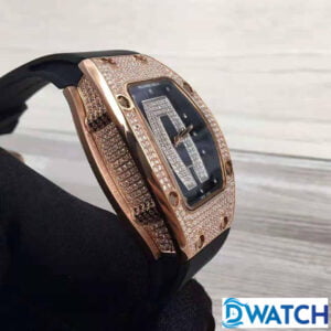 ĐỒNG HỒ NỮ RICHARD MILLE RM007 ĐÍNH ĐÁ 2 MÀU FAKE CAO CẤP 31X45MM 3 ĐỒNG HỒ NỮ RICHARD MILLE RM007 ĐÍNH ĐÁ 2 MÀU FAKE CAO CẤP 31X45MM