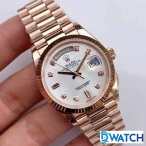 ĐỒNG HỒ NAM ROLEX DAY-DATE DÂY KIM LOẠI MẶT XÀ CỪ FAKE CAO CẤP 36MM 2 ĐỒNG HỒ CƠ NAM DÂY KIM LOẠI ROLEX DAY-DATE MẶT XÀ CỪ REPLCIA 1:1 CAO CẤP 36MM