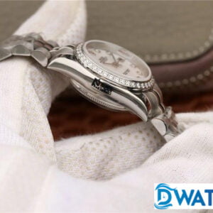 ĐỒNG HỒ NỮ ROLEX DATEJUST MÀU TRẮNG NIỀNG ĐÍNH ĐÁ SANG TRỌNG FAKE 11 28MM 3 ĐỒNG HỒ NỮ ROLEX DATEJUST MÀU TRẮNG NIỀNG ĐÍNH ĐÁ SANG TRỌNG FAKE 11 28MM