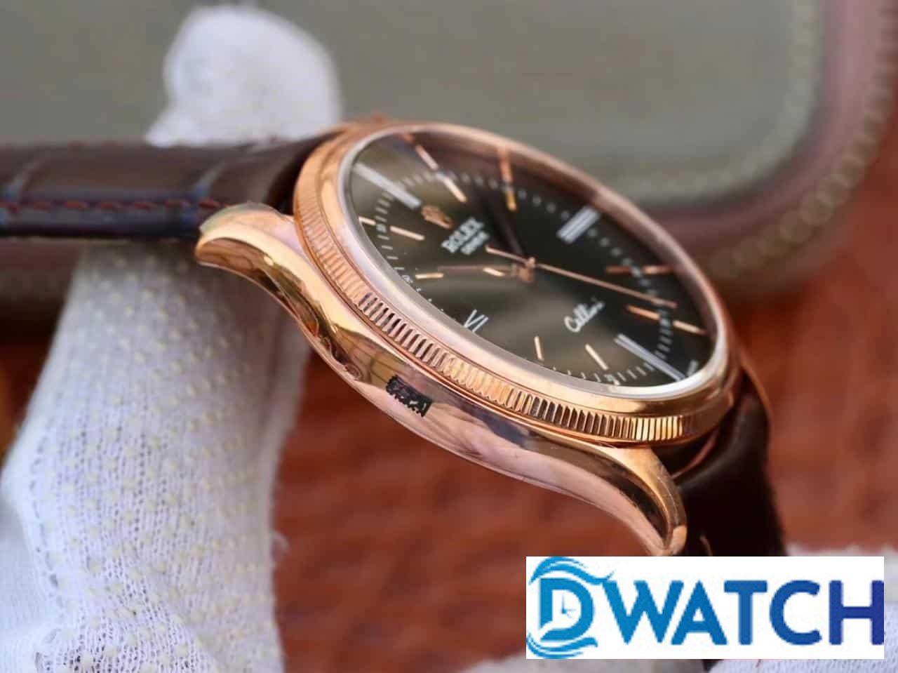 ĐỒNG HỒ CƠ NAM DÂY DA MẶT MÀU ĐEN ROLEX CELLINI REPLICA 1:1 CAO CẤP 39MM ĐỒNG HỒ CƠ NAM DÂY DA MẶT MÀU ĐEN ROLEX CELLINI REPLICA 1:1 CAO CẤP 39MM