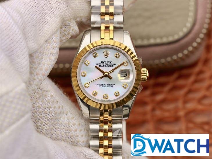 ĐỒNG HỒ NỮ ROLEX DATEJUST NIỀNG KHÍA TINH XẢO FAKE 11 28MM ĐỒNG HỒ NỮ ROLEX DATEJUST NIỀNG KHÍA TINH XẢO FAKE 11 28MM