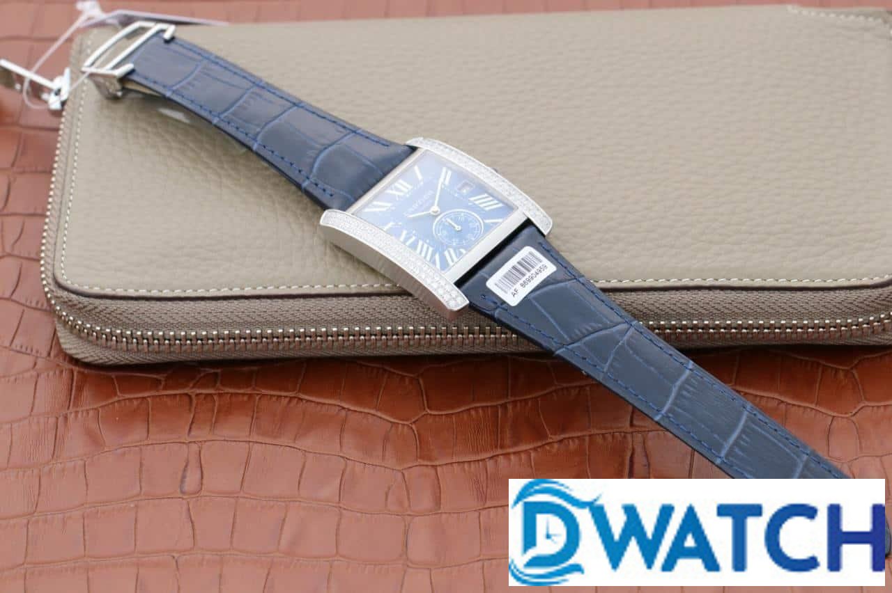 3da4e47563cecc4 ĐỒNG HỒ NỮ CARTIER " ANDY LAU " MÀU XANH ĐÍNH ĐÁ FAKE CAO CẤP 34X44MM