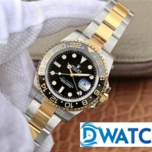 ĐỒNG HỒ CƠ NAM 4 KIM MÀU DEMI ROLEX GMT-MASTER ll EW FACTORY REP 1:1 40MM 2 ĐỒNG HỒ CƠ NAM 4 KIM MÀU DEMI ROLEX GMT-MASTER ll EW FACTORY REP 1:1 CAO CẤP 40MM