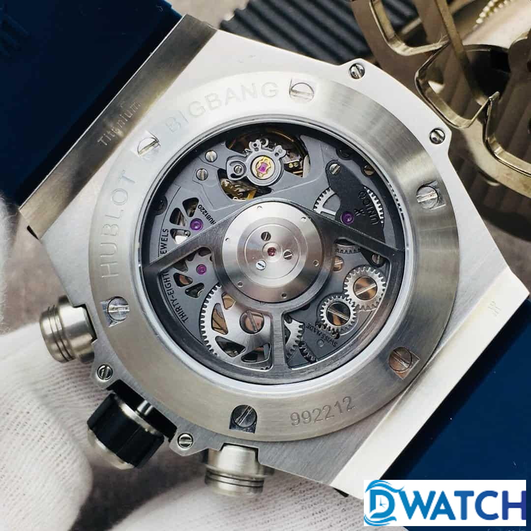ĐỒNG HỒ NAM HUBLOT BIG BANG ĐÍNH ĐÁ TRẮNG DÂY CAO SU XANH REPLICA 45MM ĐỒNG HỒ NAM HUBLOT BIG BANG ĐÍNH ĐÁ TRẮNG DÂY CAO SU XANH REPLICA 45MM