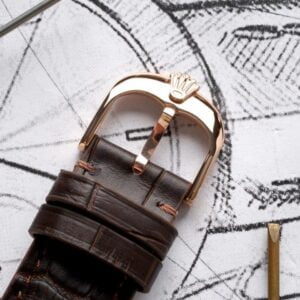 ĐỒNG HỒ NAM ROLEX CELLINI MÁY CƠ DÂY DA NÂU FAKE CAO CẤP KZ 39MM 5 ĐỒNG HỒ ROLEX CELLINI NAM MÁY CƠ DÂY DA NÂU MÀU ROSE GOLD REPLICA 1:1 39MM