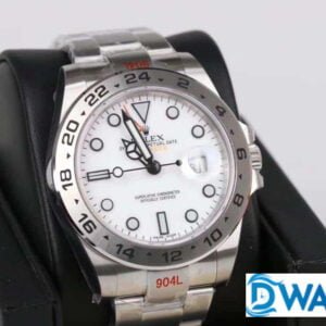 ĐỒNG HỒ ROLEX EXPLORER II ULTIMATE V2 NAM MÁY CƠ DÂY KIM LOẠI REPLICA CAO CẤP 40MM 1 ĐỒNG HỒ ROLEX EXPLORER II ULTIMATE V2 NAM MÁY CƠ DÂY KIM LOẠI REPLICA 1:1 CAO CẤP 40MM