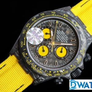 ĐỒNG HỒ NAM ROLEX DAYTONA DÂY VẢI MÀU VÀNG CHRONOGRAPH REPLICA CAO CẤP 40MM 1 ĐỒNG HỒ CƠ NAM DÂY VẢI MÀU VÀNG ROLEX DAYTONA CHRONOGRAPH REPLICA 1:1 CAO CẤP 40MM