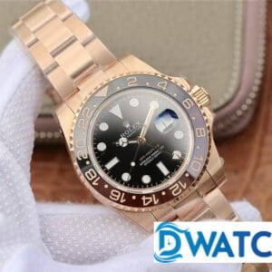 ĐỒNG HỒ NAM ROLEX GMT-MASTER ll MÁY CƠ MÀU ROSE GOLD EW FACTORY REPLICA CAO CẤP 40MM 2 ĐỒNG HỒ ROLEX GMT-MASTER ll NAM MÁY CƠ MÀU ROSE GOLD EW FACTORY REP 1:1 CAO CẤP 40MM