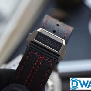 HUBLOT BIG BANG FERRARI F3 HIGH END WATCH REPLICAS BLACK CERAMIC CASE CARBON FIBER 44MM 6 ĐỒNG HỒ NAM HUBLOT BIG BANG FERRARI CERAMIC F3 MÀU ĐEN REPLICA 11 44MM