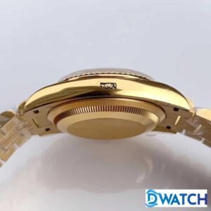 ĐỒNG HỒ NAM ROLEX DAY-DATE DÂY KIM LOẠI MÀU GOLD REPLICA CAO CẤP 36MM 4 ĐỒNG HỒ CƠ NAM DÂY KIM LOẠI ROLEX DAY-DATE MÀU GOLD REPLICA 1:1 CAO CẤP 36MM