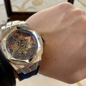 ĐỒNG HỒ CƠ NAM MÀU XANH HUBLOT BIG BANG SANG BLUE ll REPLICA 1:1 CAO CẤP 45MM 7 ĐỒNG HỒ CƠ NAM MÀU XANH HUBLOT BIG BANG SANG BLEU ll REPLICA 1:1 CAO CẤP 45MM