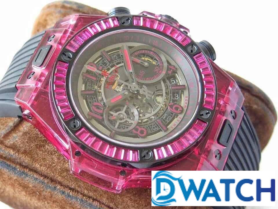 ĐỒNG HỒ NAM HUBLOT BIG BANG MÀU HỒNG CÁ TÍNH REPLICA CAO CẤP 44MM ĐỒNG HỒ NAM HUBLOT BIG BANG MÀU HỒNG CÁ TÍNH REPLICA CAO CẤP 44MM