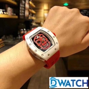 ĐỒNG HỒ NAM RICHARD MILLE RM052 MẶT ĐẦU LÂU DÂY CAO SU ĐỎ CÁ TÍNH FAKE 42,7MM 3 ĐỒNG HỒ NAM RICHARD MILLE RM052 MẶT ĐẦU LÂU DÂY CAO SU ĐỎ CÁ TÍNH FAKE 42,7MM