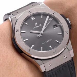 ĐỒNG HỒ NAM MÁY CƠ MÀU XÁM HUBLOT CLASSIC FUSION REP 1:1 CAO CẤP 45MM 7 ĐỒNG HỒ NAM MÁY CƠ MÀU XÁM HUBLOT CLASSIC FUSION REP 1:1 CAO CẤP 45MM