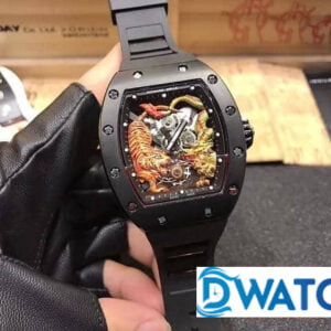 ĐỒNG HỒ NAM RICHARD MILLE RM51-01 RỒNG HỒ DÂY CAO SU ĐEN FAKE 43X50MM 2 ĐỒNG HỒ NAM RICHARD MILLE RM51-01 RỒNG HỒ DÂY CAO SU ĐEN FAKE 43X50MM