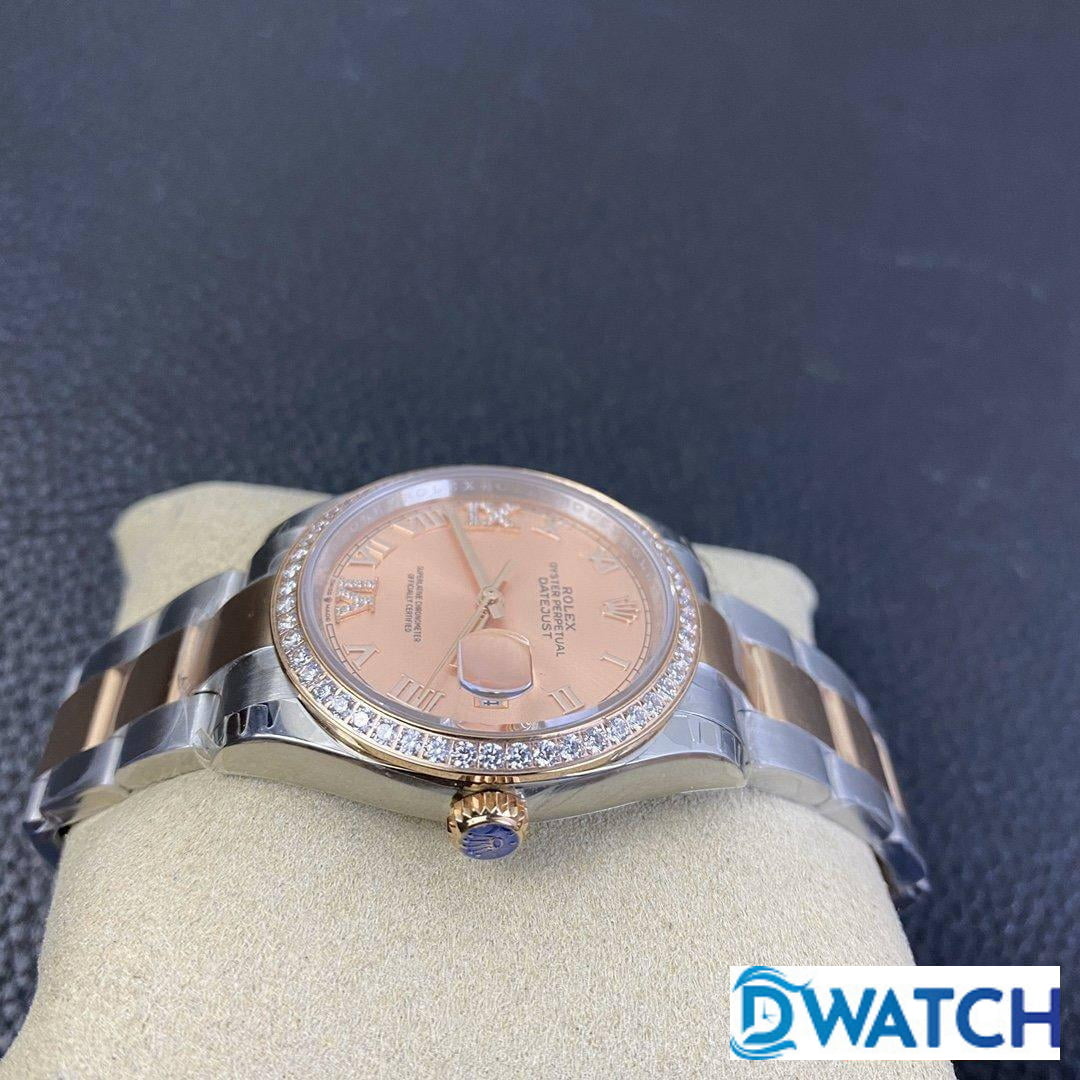 ĐỒNG HỒ ROLEX DATEJUST NAM MÁY CƠ ĐÍNH ĐÁ DÂY KIM LOẠI EW FACTORY REPLICA 1:1 CAO CẤP 36MM ĐỒNG HỒ ROLEX DATEJUST NAM MÁY CƠ ĐÍNH ĐÁ DÂY KIM LOẠI EW FACTORY REPLICA 1:1 CAO CẤP 36MM