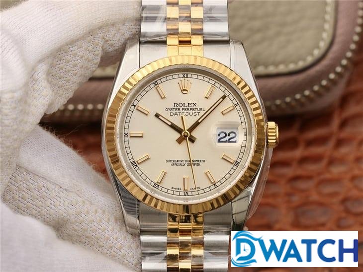 ĐỒNG HỒ NAM ROLEX DATEJUST 116234 VÀNG GOLD 3 KIM REPLICA CAO CẤP 36MM ĐỒNG HỒ NAM ROLEX DATEJUST 116234 VÀNG GOLD 3 KIM REPLICA CAO CẤP 36MM