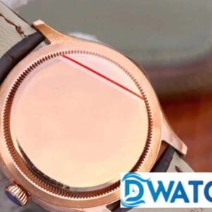 ĐỒNG HỒ NAM ROLEX CELLINI MÁY CƠ DÂY DA MẶT TRẮNG FAKE CAO CẤP 39MM 6 ĐỒNG HỒ NAM MÁY CƠ DÂY DA MẶT TRẮNG ROLEX CELLINI REPLICA 1:1 CAO CẤP 39MM