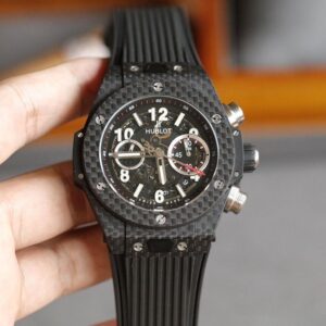 ĐỒNG HỒ CƠ NAM 5 KIM DÂY CAO SU HUBLOT BIG BANG UNICO REPLICA 1:1 CAO CẤP 45,5MM