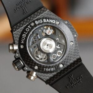 HUBLOT BIG BANG UNICO CHRONOGRAPH IMITATION LUXURY WATCHES CARBON CASE RUBBER STRAP 45,5MM 6 ĐỒNG HỒ CƠ NAM 5 KIM DÂY CAO SU HUBLOT BIG BANG UNICO REPLICA 1:1 CAO CẤP 45,5MM