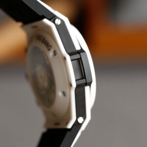 HUBLOT BIG BANG UNICO CHRONOGRAPH BEST REPLICA WATCHES WHITE CERAMIC RUBBER STRAP ONE CLICK 45,5MM 4 ĐỒNG HỒ CƠ NAM DÂY CAO SU HUBLOT BIG BANG UNICO CHRONOGRAPH REPLICA 1:1 45,5MM