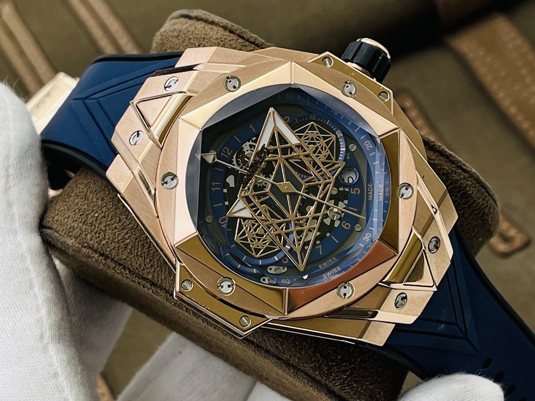 ĐỒNG HỒ NAM MÁY CƠ MÀU XANH HUBLOT BIG BANG SANG BLEU ll CHRONOGRAP REP 1:1 CAO CẤP 45MM ĐỒNG HỒ NAM MÁY CƠ MÀU XANH HUBLOT BIG BANG SANG BLEU ll CHRONOGRAP REP 1:1 CAO CẤP 45MM